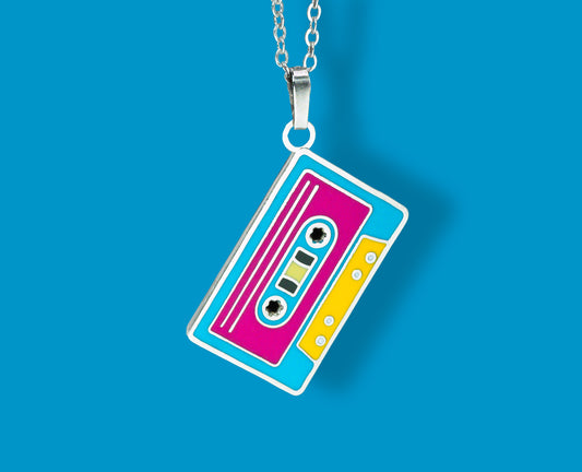 Mix Tape Pendant Necklace