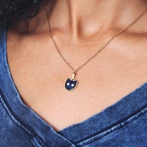 Nocturne Glow Cat Charm