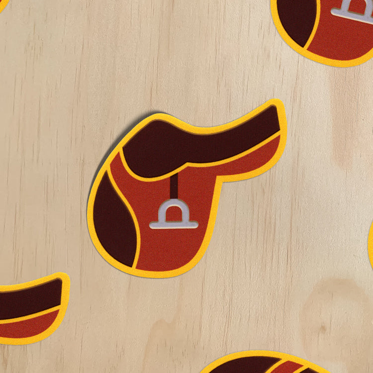 English Saddle Sticker Pack (Set of 2)
