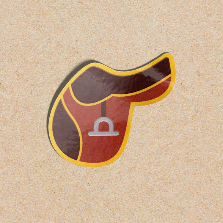 English Saddle Sticker Pack (Set of 2)