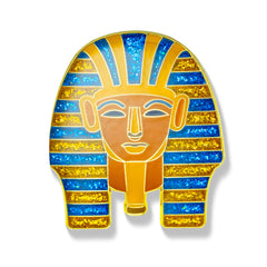 Golden King Tutankhamun Enamel Pin