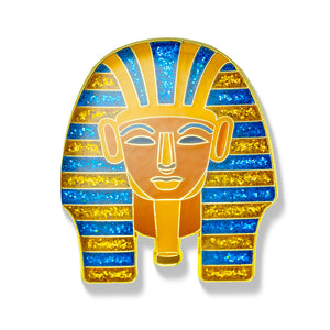 Golden King Tutankhamun Enamel Pin