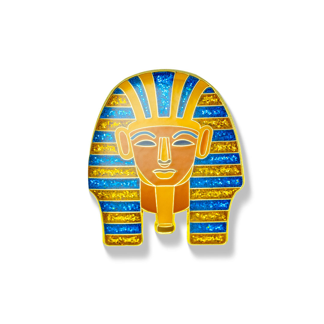 Golden King Tutankhamun Enamel Pin