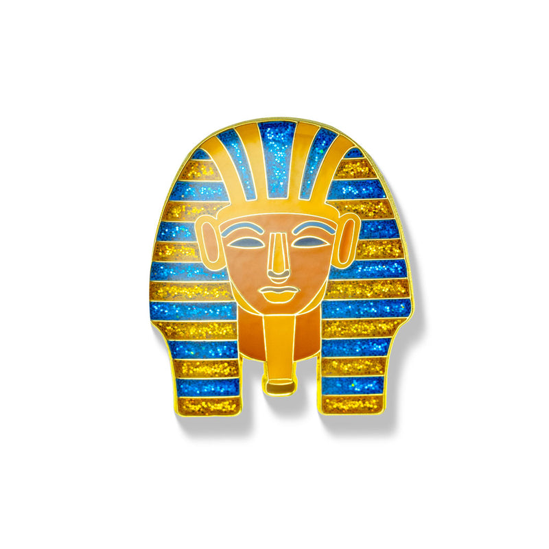 Golden King Tutankhamun Enamel Pin