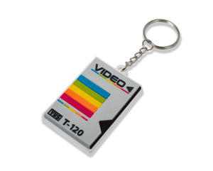 Retro VHS Tape Sleeve Keychain