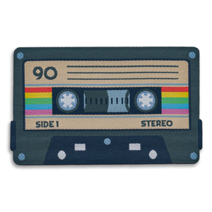 Throwback Vibes: Cassette Tape Iron-On Patch