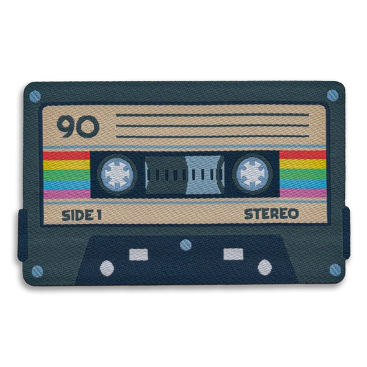 Throwback Vibes: Cassette Tape Iron-On Patch