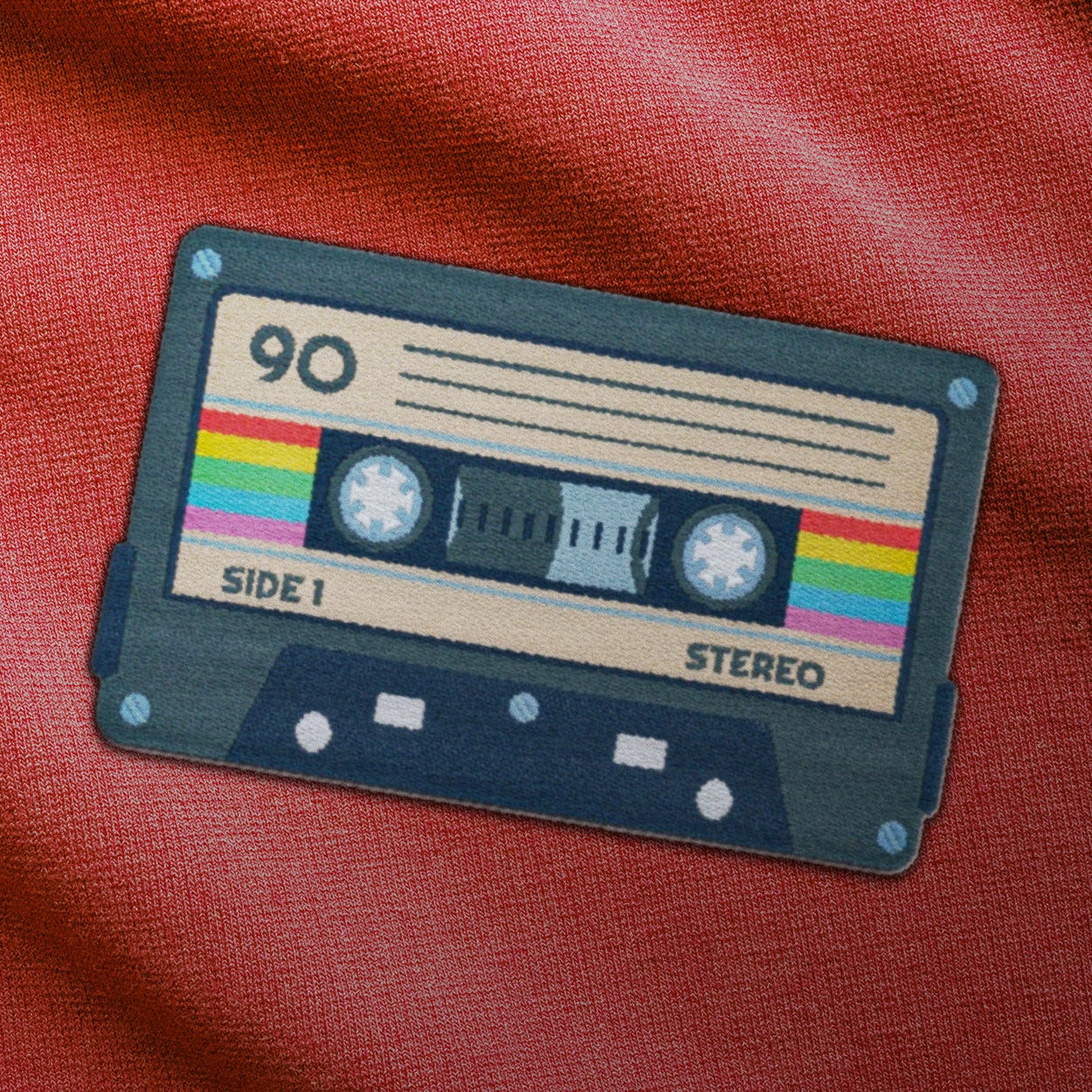 Throwback Vibes: Cassette Tape Iron-On Patch