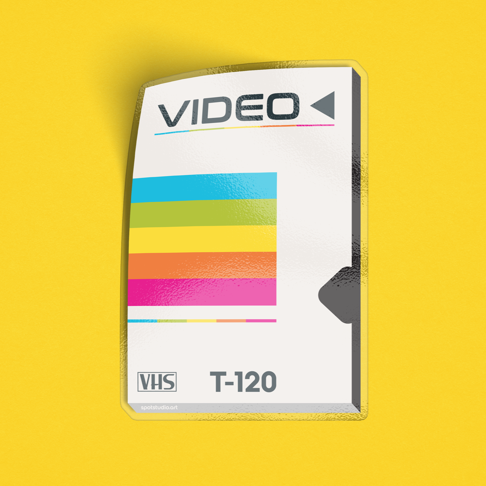 Retro VHS Tape Vinyl Sticker (Set of 3)