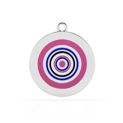 Enchanted Harmony Enamel Pendant Charm