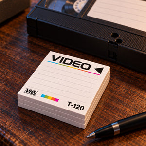 Retro VHS Tape Post-it® Notes – 50 Sheets per Pad