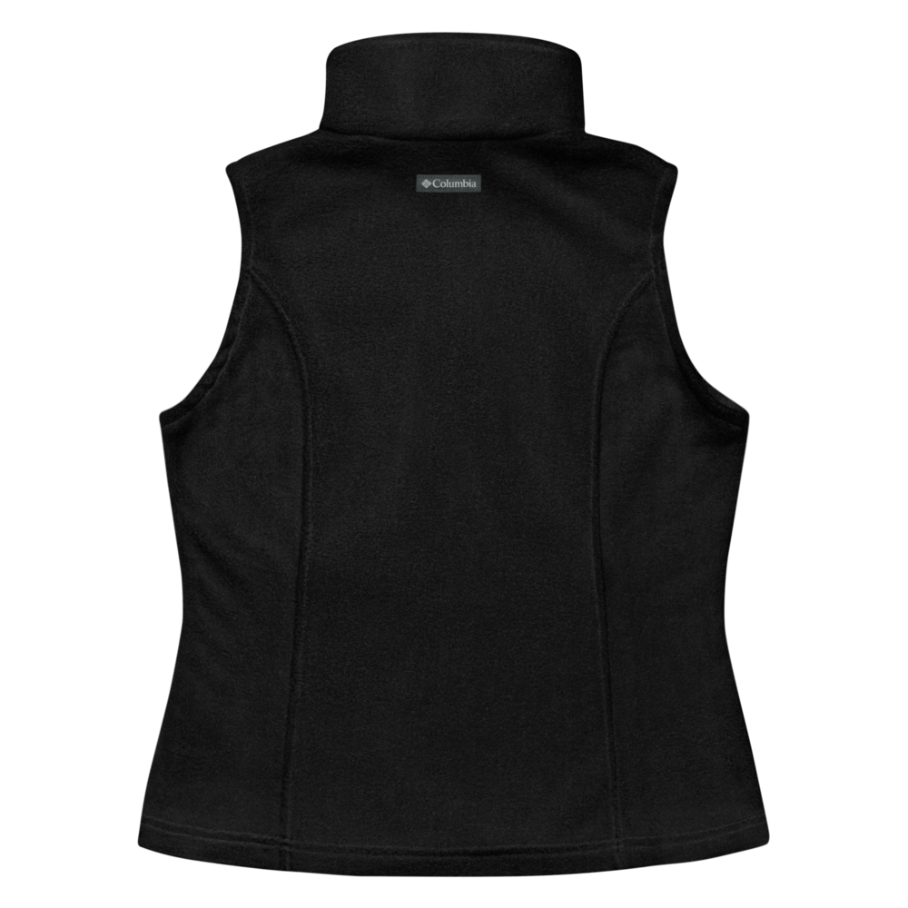 Equestrian English Saddle Embroidered Women’s Columbia fleece vest